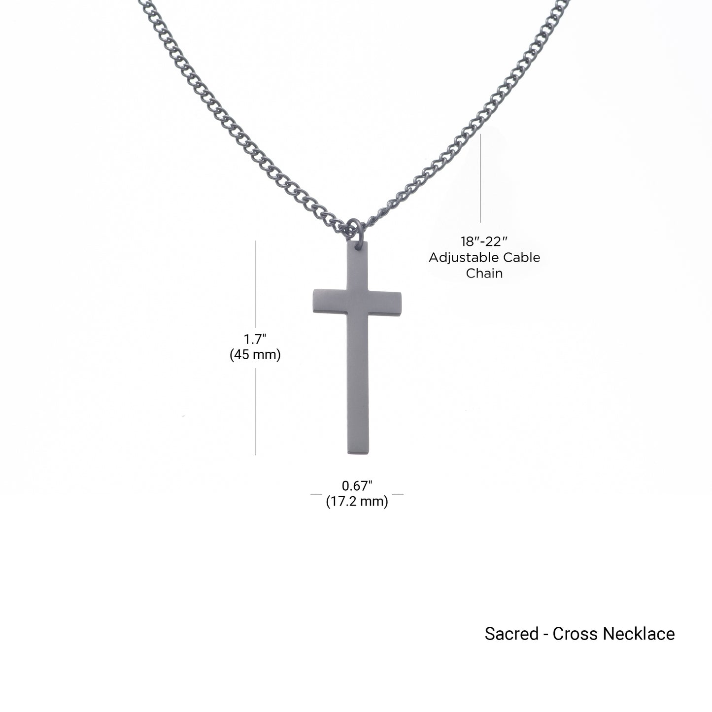 For My Father - Sacred - Cross Necklace