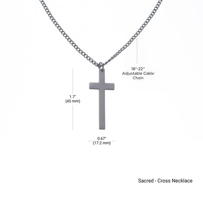 For My Father - Sacred - Cross Necklace