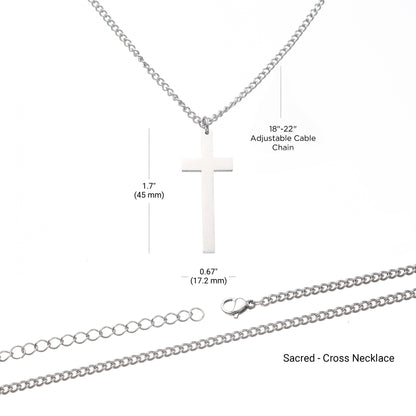 For My Father - Sacred - Cross Necklace