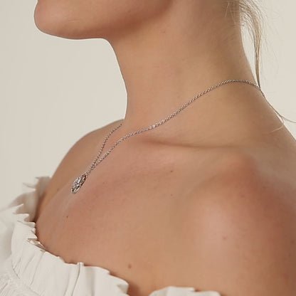 To My Wifely Tied to You - Love Knot Necklace